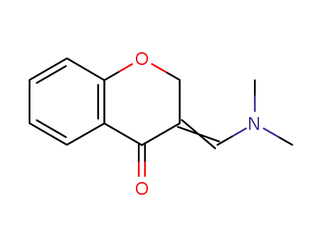 Molecular Structure of 74396-87-5 (3-(Dimethylaminomethylene)-4-chromanone)