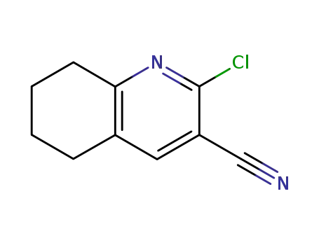 Molecular Structure of 65242-27-5 (2-CHLORO-5,6,7,8-TETRAHYDROQUINOLINE-3-CARBONITRILE)