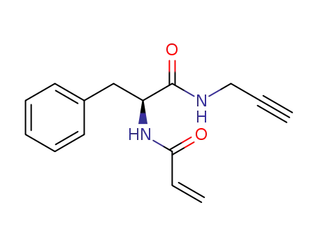 (S)-N-(1-oxo-3-phenyl-1-(prop-2-yn-1-ylamino)propan-2-yl)acrylamide