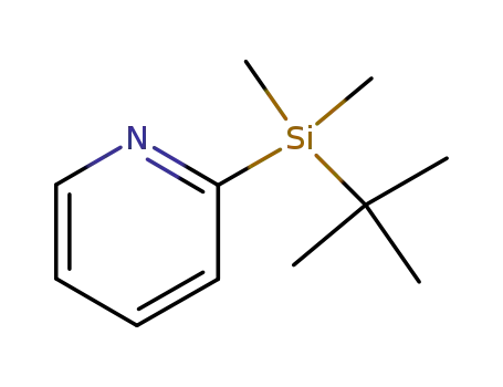 피리딘, 2-[(1,1-디메틸에틸)디메틸실릴]-(9CI)