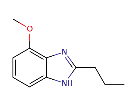 Benzimidazole, 4(or 7)-methoxy-2-propyl- (6CI)