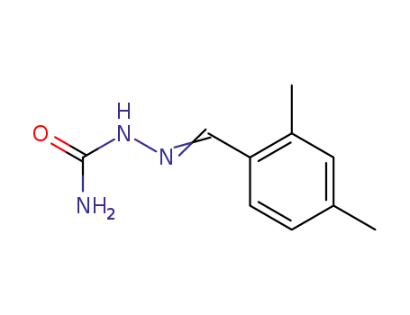 Molecular Structure of 1685-79-6 (Hydrazinecarboxamide, 2-[(2,4-dimethylphenyl)methylene]-)