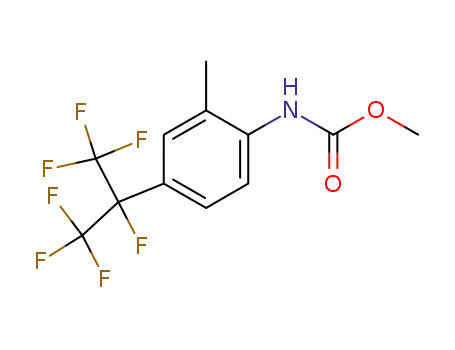 2-methyl-4-[1,2,2,2-tetrafluoro-1-(trifluoromethyl)ethyl]phenylcarbamic acid methyl ester