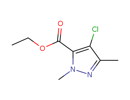 4-Chloro-1,3-dimethyl-1H-pyrazole-5-carboxylic acid ethyl ester