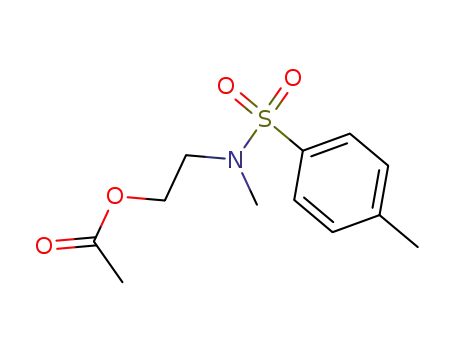 Molecular Structure of 59724-91-3 (1-acetoxy-2-[methyl-(toluene-4-sulfonyl)-amino]-ethane)