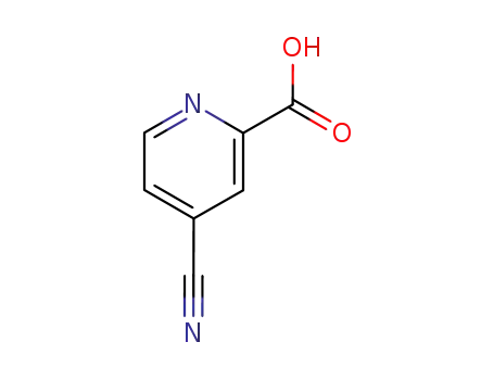 Molecular Structure of 640296-19-1 (2-Pyridinecarboxylicacid,4-cyano-(9CI))