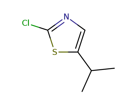 Molecular Structure of 83350-90-7 (2-Chloro-5-isopropylthiazole)
