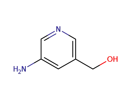 Molecular Structure of 443649-18-1 (3-Amino-5-hydroxymethylpyridine)