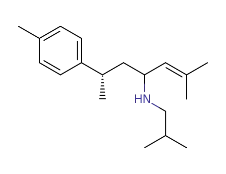 (6S)-N-isobutyl-2-methyl-6-(p-tolyl)hept-2-en-4-amine