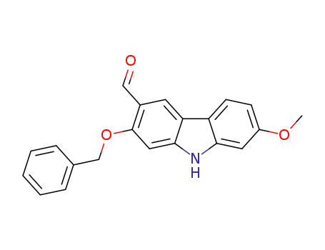 2-benzyloxy-7-methoxycarbazole-3-carbaldehyde