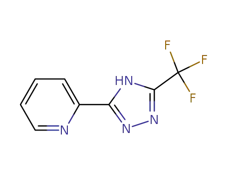 Molecular Structure of 219508-27-7 (3-(Trifluoromethyl)-5-(2-pyridyl)-1,2,4-triazole)