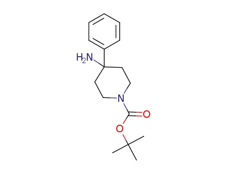 tert- 부틸 4- 아미노 -4- 페닐 피 페리 딘 -1- 카르 복실 레이트