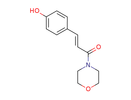 (E)-3-(4-hydroxyphenyl)-1-morpholinoprop-2-en-1-one