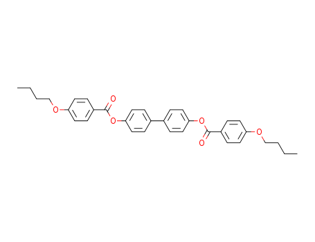 Benzoic acid, 4-butoxy-, [1,1'-biphenyl]-4,4'-diyl ester