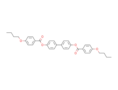 Molecular Structure of 1819-07-4 (Benzoic acid, 4-butoxy-, [1,1'-biphenyl]-4,4'-diyl ester)