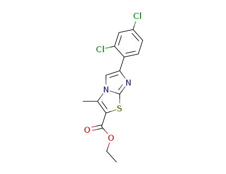 6- (2,4-DICHLOROPHENYL) -3-METHYLIMIDAZO [2,1-B] THIAZOLE-2-CARBOXYLIC ACID ETHYL 에스테르