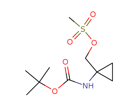 (1-((tert-Butoxycarbonyl)amino)cyclopropyl)methyl methanesulfonate