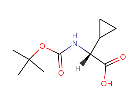 2-(tert-Butoxycarbonylamino)-2-cyclopropylacetic acid