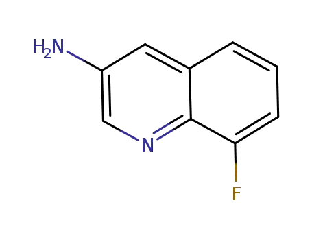 Molecular Structure of 936324-21-9 (8-fluoroquinolin-3-amine)