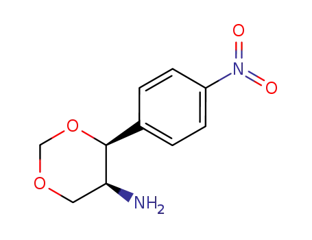 cis-5(S)-amino-4(S)-(p-nitrophenyl)-1,3-dioxane