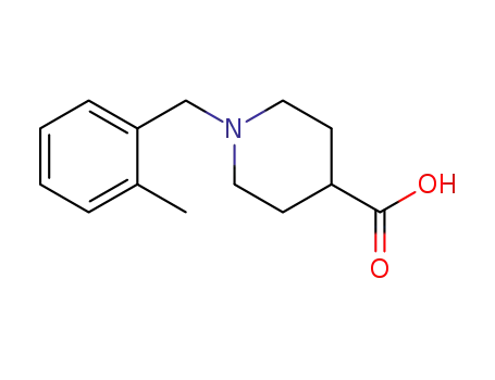 Molecular Structure of 897094-25-6 (1-(2-methylbenzyl)piperidine-4-carboxylic acid)