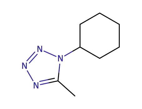 Molecular Structure of 7707-57-5 (1-cyclohexyl-5-methyl-1H-tetrazole)