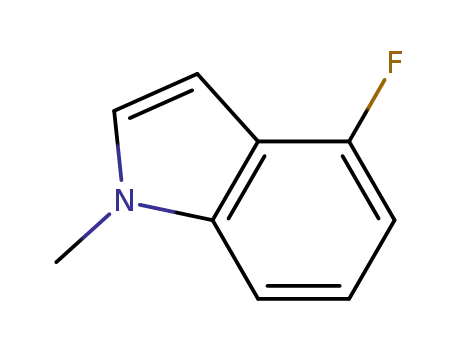 1H- 인돌, 4- 플루오로 -1- 메틸-(9CI)