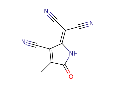 2-(3-cyano-4-methyl-5-oxo-1,5-dihydro-2H-pyrrol-2-ylidene)propanedinitrile