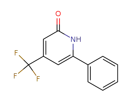 Molecular Structure of 22122-89-0 (6-PHENYL-4-(TRIFLUOROMETHYL)-2-PYRIDONE)