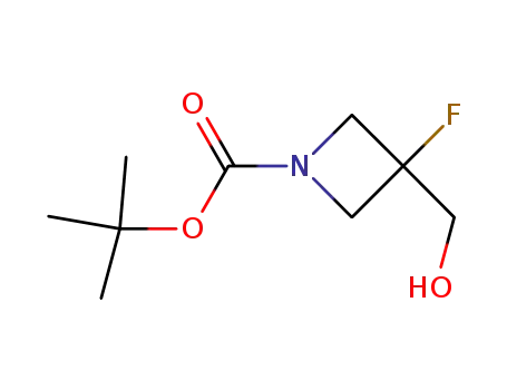 Molecular Structure of 1126650-66-5 (1-Boc-3-fluoroazetidine-3...)