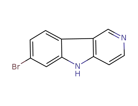 Molecular Structure of 1015460-59-9 (7-bromo-5H-pyrido[4,3-b]indole)