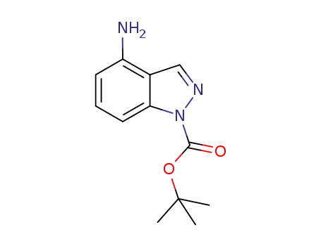 Molecular Structure of 801315-74-2 (1-Boc-4-aminoindazole)