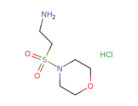 Molecular Structure of 98113-06-5 (4-[(2-AMINOETHYL)SULFONYL]-MORPHOLINE HYDROCHLORIDE)