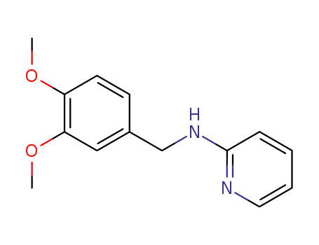 Molecular Structure of 61893-82-1 (N-(3,4-dimethoxybenzyl)pyridin-2-amine)