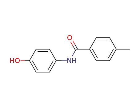 Molecular Structure of 23646-69-7 (Benzamide, N-(4-hydroxyphenyl)-4-methyl-)