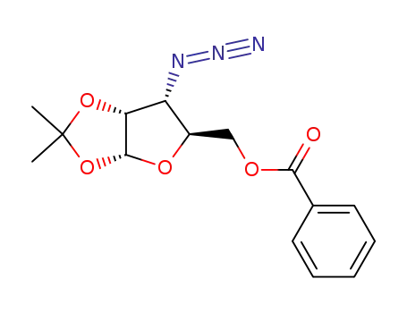 ((3aR,5S,6R,6aR)-6-azido-2,2-dimethyltetrahydrofuro[2,3-d][1,3]dioxol-5-yl)methyl benzoate