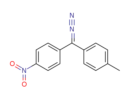 Molecular Structure of 62147-81-3 (Benzene, 1-[diazo(4-methylphenyl)methyl]-4-nitro-)