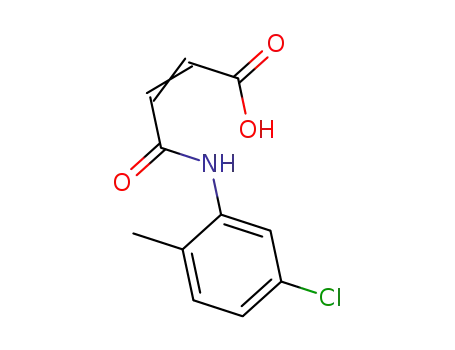Molecular Structure of 175205-20-6 (4-(5-CHLORO-2-METHYLANILINO)-4-OXOBUT-2-ENOIC ACID)