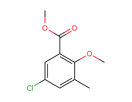 메틸 5-클로로-2-메톡시-3-메틸벤조에이트