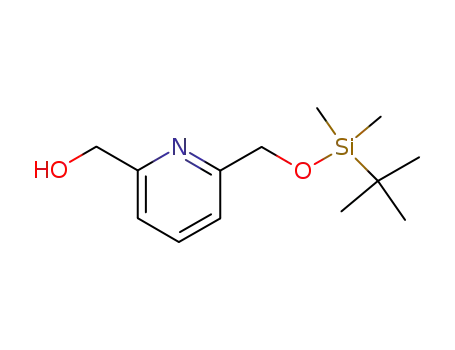 Molecular Structure of 150058-64-3 (2-Pyridinemethanol, 6-[[[(1,1-dimethylethyl)dimethylsilyl]oxy]methyl]-)