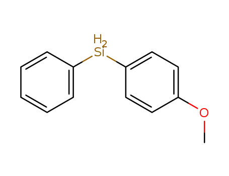 Molecular Structure of 18080-99-4 (Silane, (4-methoxyphenyl)phenyl-)