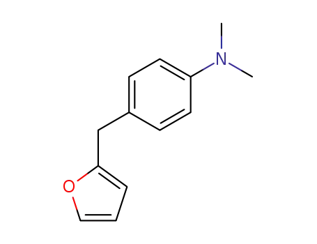 Molecular Structure of 100371-88-8 (4-(furan-2-ylmethyl)-N,N-dimethylaniline)