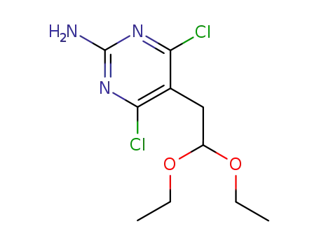 2-Pyrimidinamine, 4,6-dichloro-5-(2,2-diethoxyethyl)-