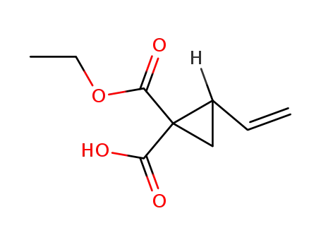 1,1-Cyclopropanedicarboxylic acid, 2-ethenyl-, monoethyl ester,
(1R,2R)-rel-