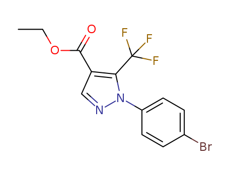 ETHYL 1-(4-BROMOPHENYL)-5-(TRIFLUOROMETHYL)PYRAZOLE-4-CARBOXYLATE