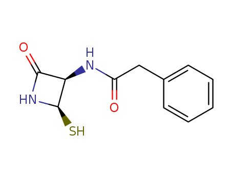 2-oxo-3β-(2-phenylacetamido)-4β-mercaptoazetidine