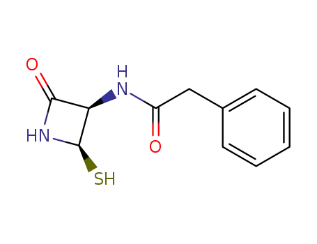 2-oxo-3β-(2-phenylacetamido)-4β-mercaptoazetidine