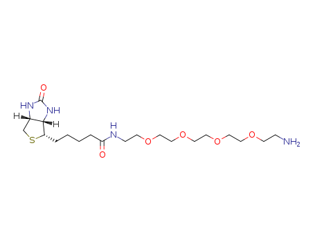 1H-Thieno[3,4-d]imidazole-4-pentanamide,N-(14-amino-3,6,9,12-tetraoxatetradec-1-yl)hexahydro-2-oxo-,(3aS,4S,6aR)-