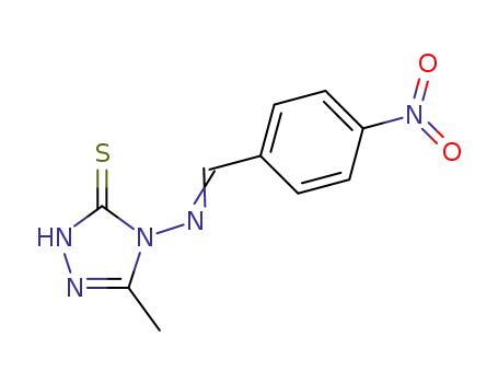 4-(4-nitrobenzylidene)amino-5-methyl-1,2,4-triazole-3-thione