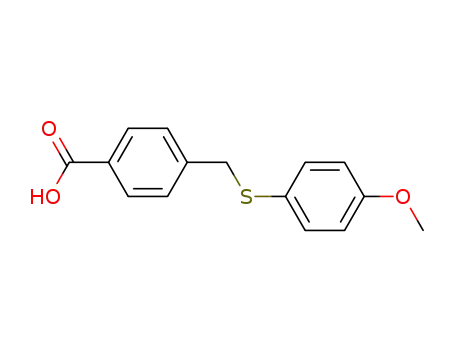 4-<(4'-Methoxyphenylthio)methyl>benzoic acid